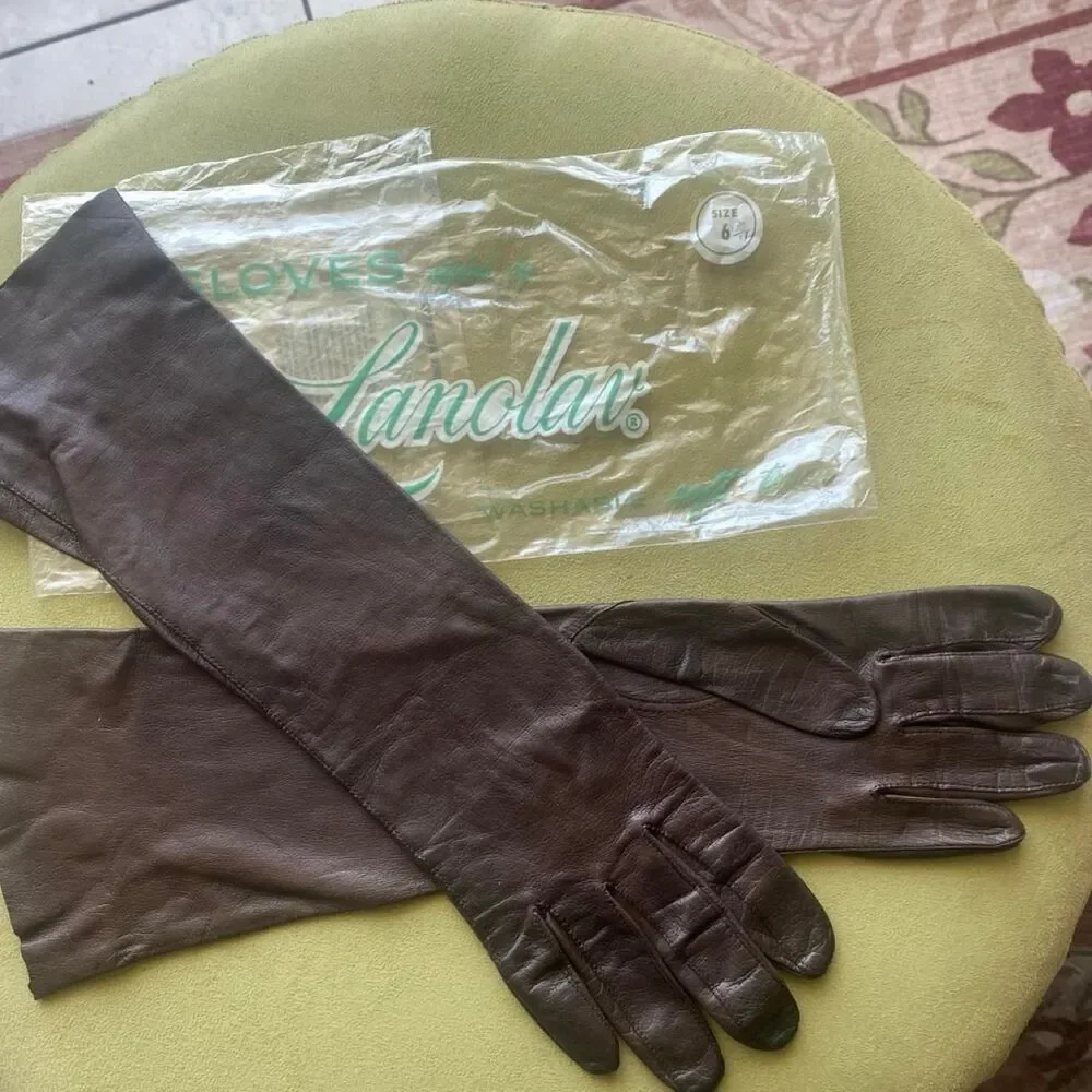 Unbranded Women's Brown Gloves